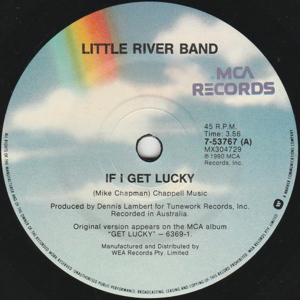 Little River Band : If I Get Lucky (7", Single)