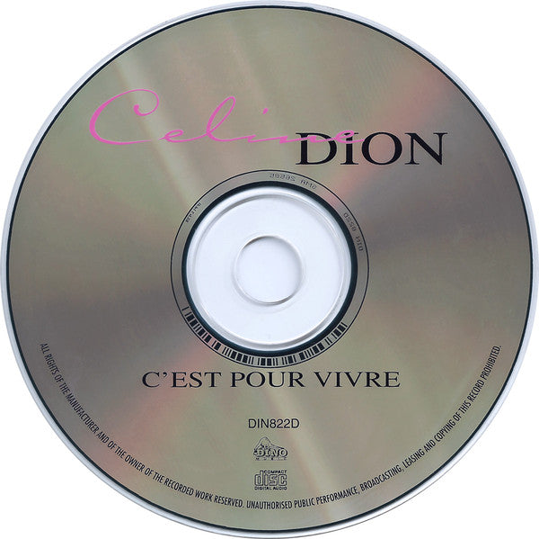 Celine Dion* : C'est Pour Vivre -The French Love Album (CD, Comp)