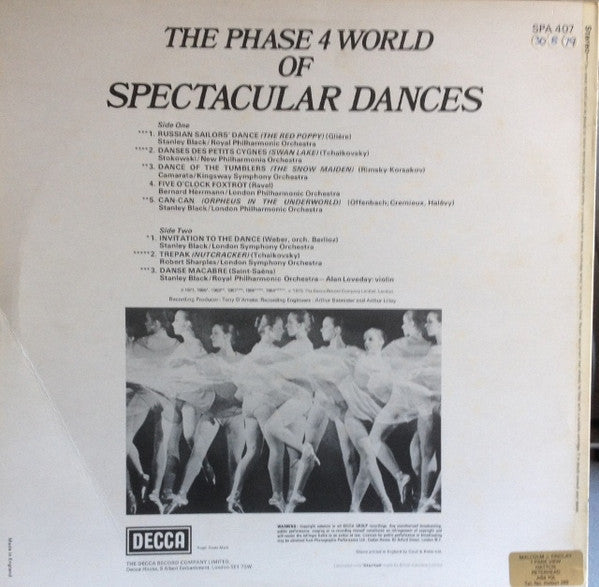 Various : The Phase 4 World Of Spectacular Dances (LP, Comp)
