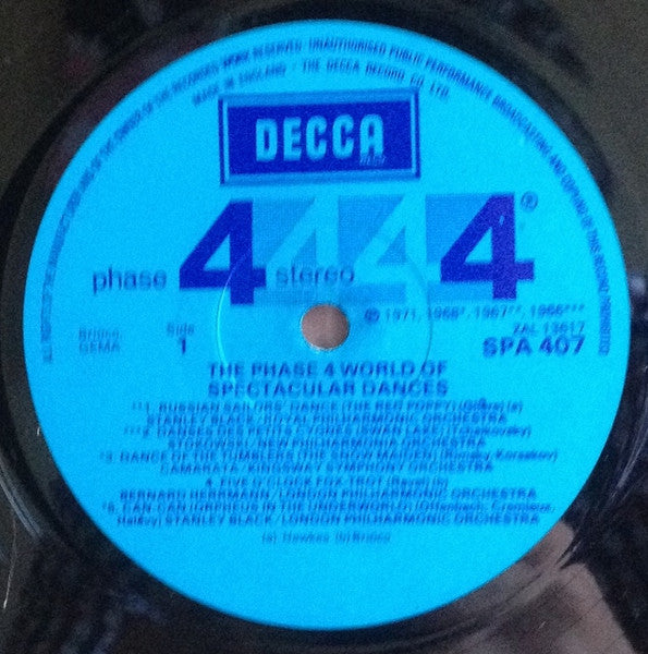 Various : The Phase 4 World Of Spectacular Dances (LP, Comp)
