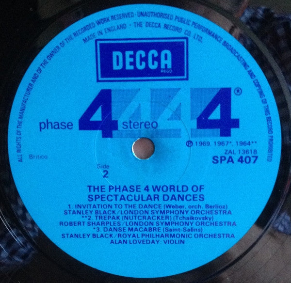 Various : The Phase 4 World Of Spectacular Dances (LP, Comp)