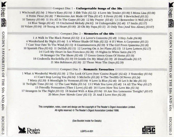 Various : Golden Favourites Of The 50's And 60's (3xCD, Comp)
