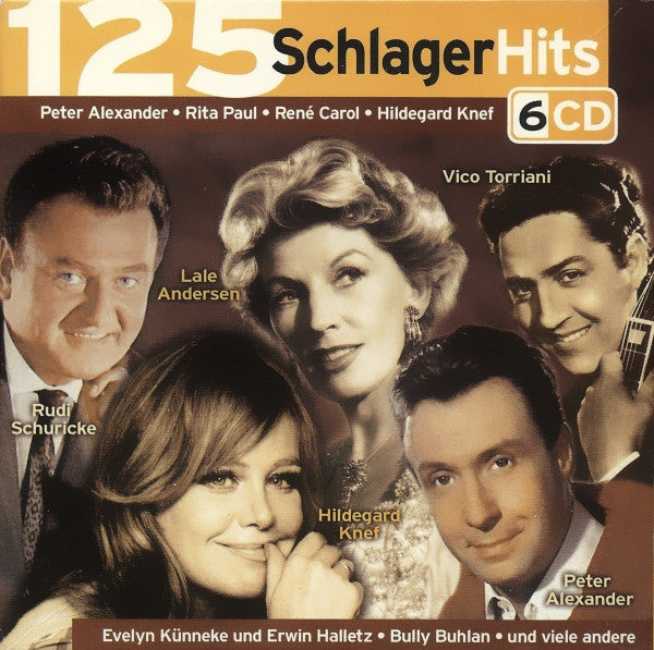 Various : 125 Schlager Hits (6xCD, Comp + Box)