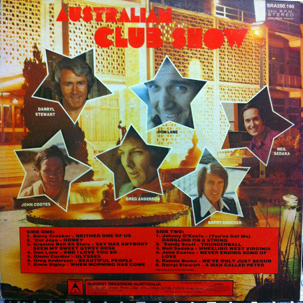 Various : Australian Club Show (LP, Comp)
