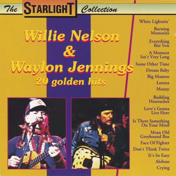 Waylon Jennings & Willie Nelson : 20 Golden Hits (CD, Comp)