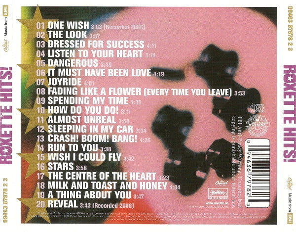 Roxette : Hits (A Collection Of Their 20 Greatest Songs!) (HDCD, Comp)