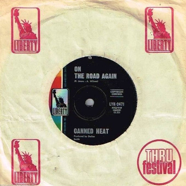 Canned Heat : On The Road Again / Boogie Music (7", Single)