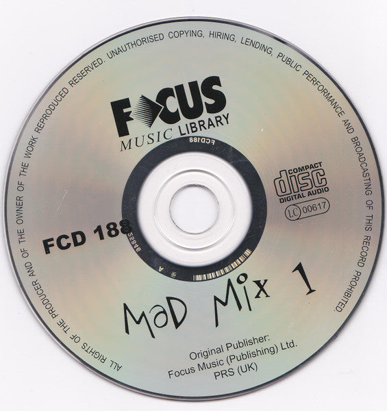 Pete Conner / James Thompson (2) : Mad Mix 1 (CD)