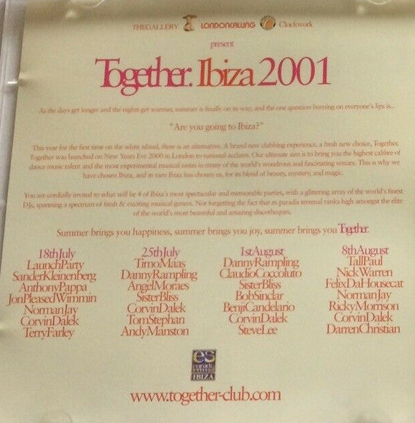 Corvin Dalek : Together. Ibiza Vol. 2 (CD, Comp, Mixed)
