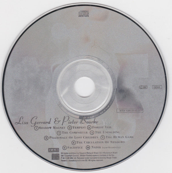 Lisa Gerrard & Pieter Bourke : Duality (CD, Album)