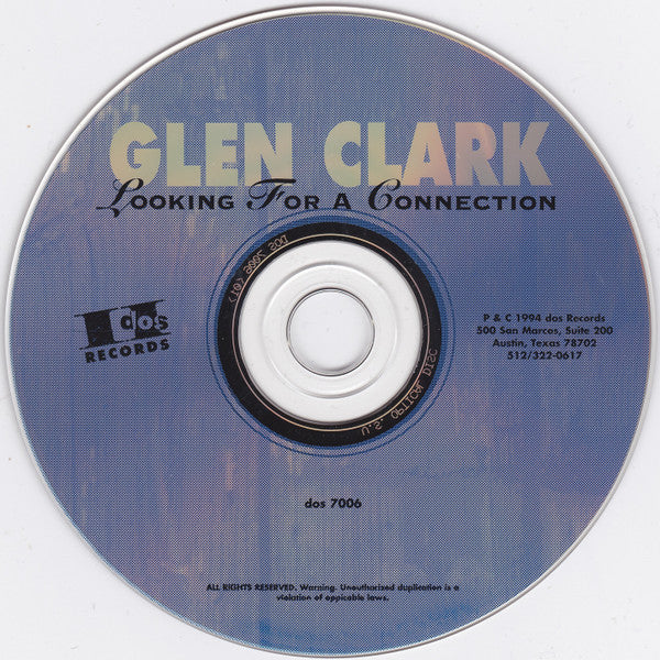 Glen Clark : Looking For A Connection (CD, Album)