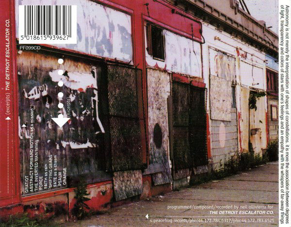 The Detroit Escalator Co.* : (Excerpts) (CD, Comp)