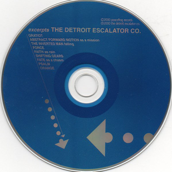 The Detroit Escalator Co.* : (Excerpts) (CD, Comp)