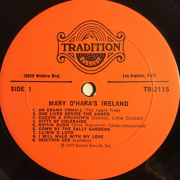 Mary O'Hara : Mary O'Hara's Ireland (LP, RE)