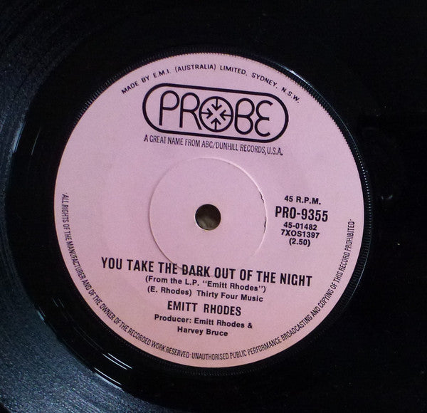 Emitt Rhodes : Fresh As A Daisy / You Take The Dark Out Of The Night (7", Single)