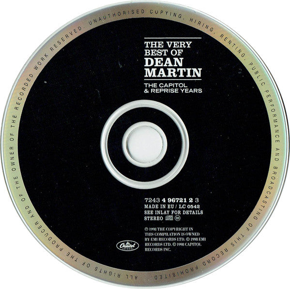 Dean Martin : The Very Best Of Dean Martin (The Capitol & Reprise Years) (CD, Comp)