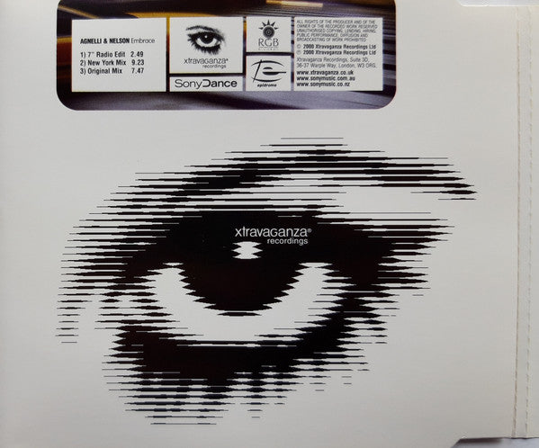 Agnelli & Nelson : Embrace (CD, Single)