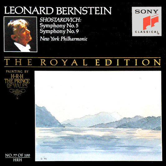 Shostakovich*, Leonard Bernstein, New York Philharmonic : Symphonies Nos. 5 & 9 (CD, Comp)