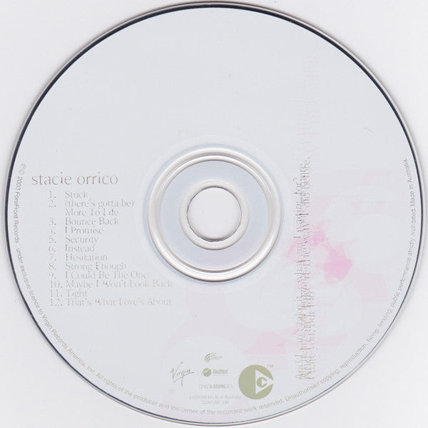 Stacie Orrico : Stacie Orrico (CD, Album, Copy Prot.)