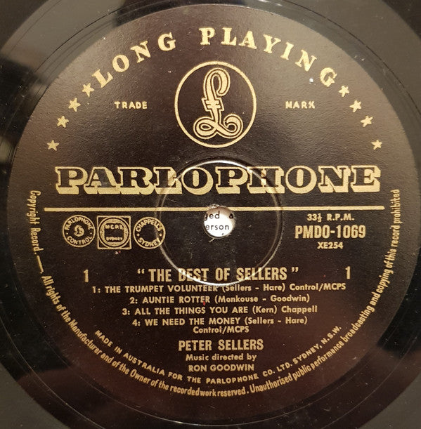 Peter Sellers : The Best Of Sellers (10")