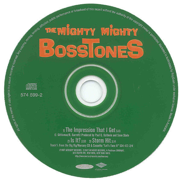 The Mighty Mighty Bosstones : The Impression That I Get (CD, Single, Car)