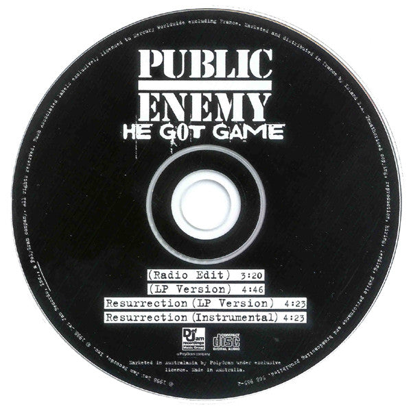 Public Enemy : He Got Game (CD, Maxi)