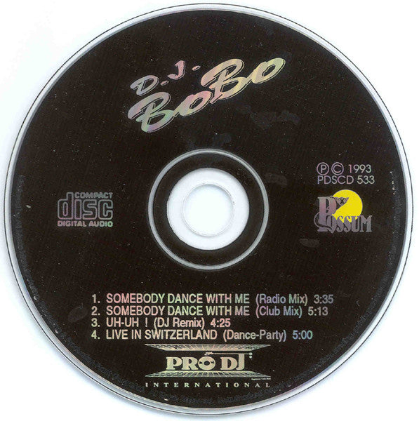 D.J. BoBo* : Somebody Dance With Me (CD, Maxi, Car)