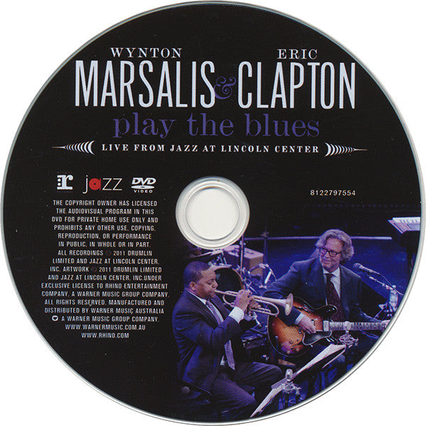 Wynton Marsalis & Eric Clapton : Wynton Marsalis & Eric Clapton Play The Blues - Live From Lincoln Center (CD, Album + DVD-V + Dlx)