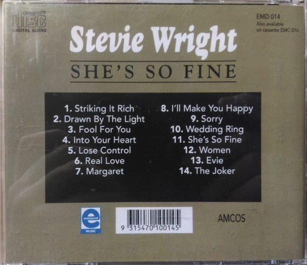Stevie Wright : She's So Fine (CD, Album)