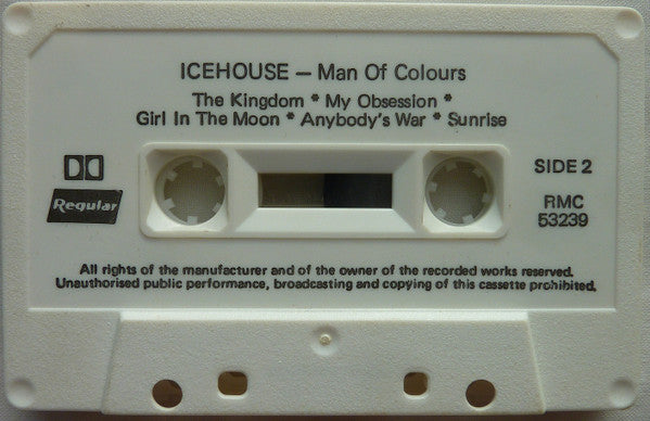 Icehouse : Man Of Colours (Cass, Album, Whi)
