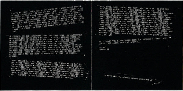 The Church : A Quick Smoke At Spot's (Archives 1986-1990) (CD, Comp, Bla)