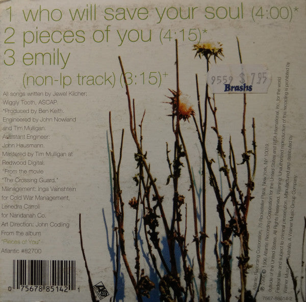Jewel : Who Will Save Your Soul (CD, Single, Car)