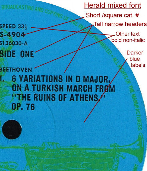 Beethoven*, Emil Gilels, The Cleveland Orchestra Conducted By George Szell : Piano Concerto No. 4 In G Major, Op. 58 (Part One) (LP, Album, Club)