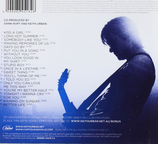 Keith Urban : The Story So Far (CD, Comp)