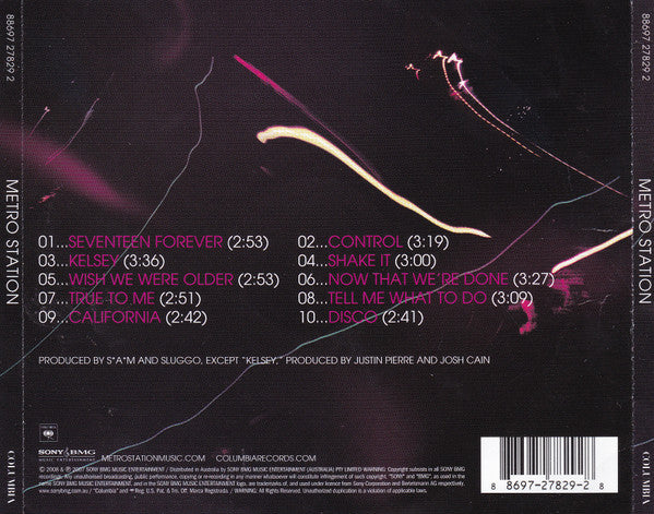 Metro Station : Metro Station (CD, Album)