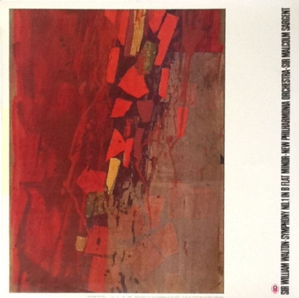 Sir William Walton ‧ New Philharmonia Orchestra ‧ Sir Malcolm Sargent : Symphony No.1 In B Flat Minor (LP, Album, Club)