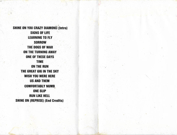 Pink Floyd : In Concert - Delicate Sound Of Thunder (VHS, RE, PAL)