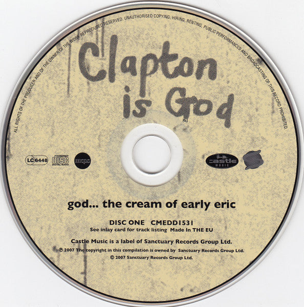 Various : Clapton Is God...The Cream Of Early Eric (2xCD, Comp)