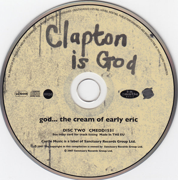 Various : Clapton Is God...The Cream Of Early Eric (2xCD, Comp)
