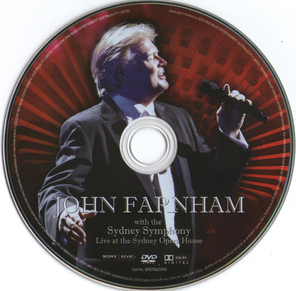 John Farnham With The Sydney Symphony Orchestra : Live At The Sydney Opera House (DVD-V, PAL)
