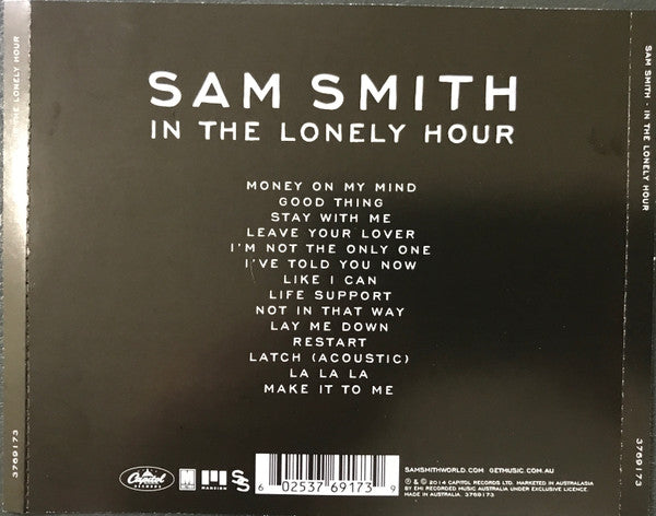 Sam Smith (12) : In The Lonely Hour (CD, Album, Dlx)