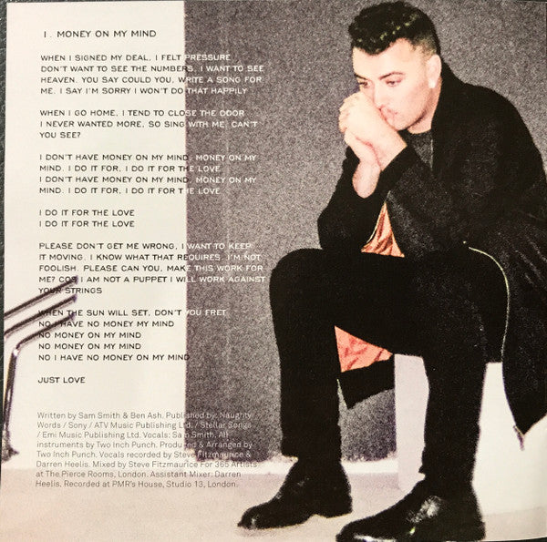 Sam Smith (12) : In The Lonely Hour (CD, Album, Dlx)