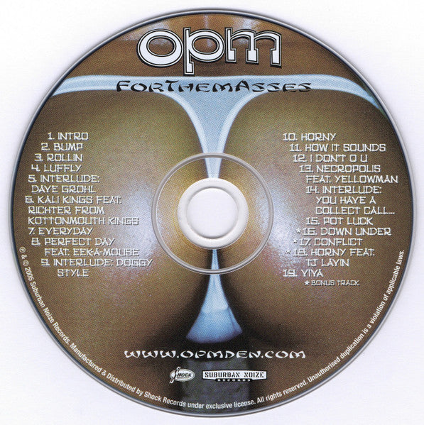 OPM (2) : ForThemAsses (CD, Album)
