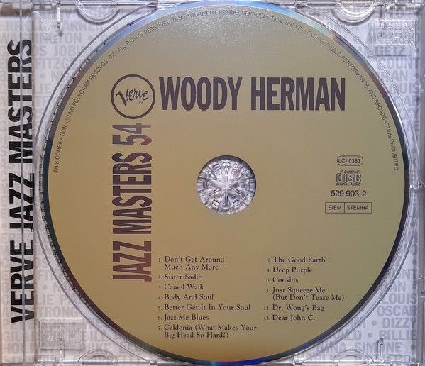 Woody Herman : Verve Jazz Masters 54 (CD, Comp)