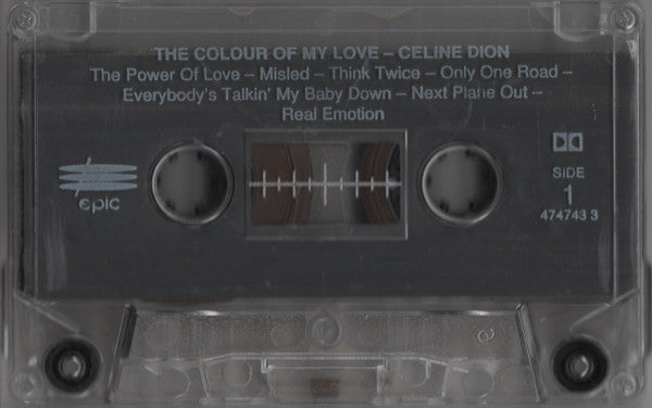 Celine Dion* : The Colour Of My Love (Cass, Album)