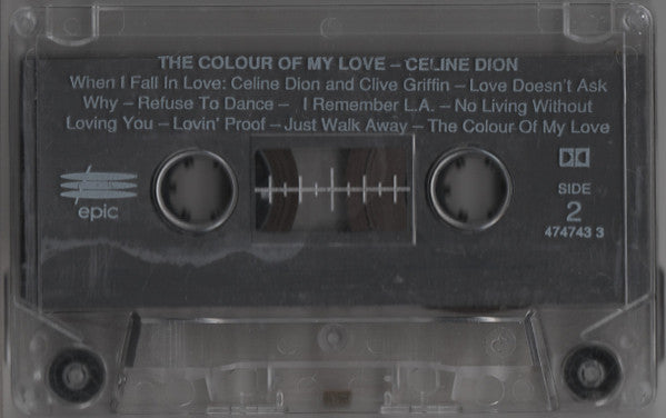 Celine Dion* : The Colour Of My Love (Cass, Album)