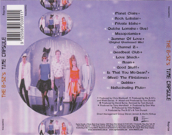 The B-52's : Time Capsule (Songs For A Future Generation) (CD, Comp, RE)