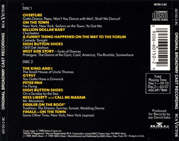 Original Broadway Cast* : Jerome Robbins' Broadway (2xCD, Album)
