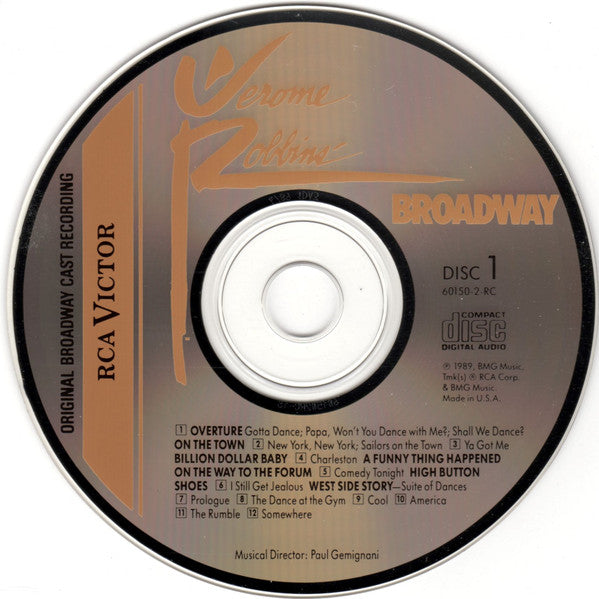Original Broadway Cast* : Jerome Robbins' Broadway (2xCD, Album)