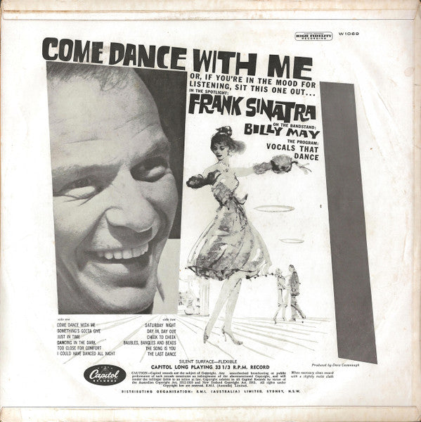 Frank Sinatra : Come Dance With Me! (LP, Album, Mono)